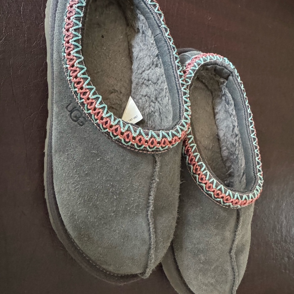 UGG Women's Tasman II Slide In Slippers Gray Size 7